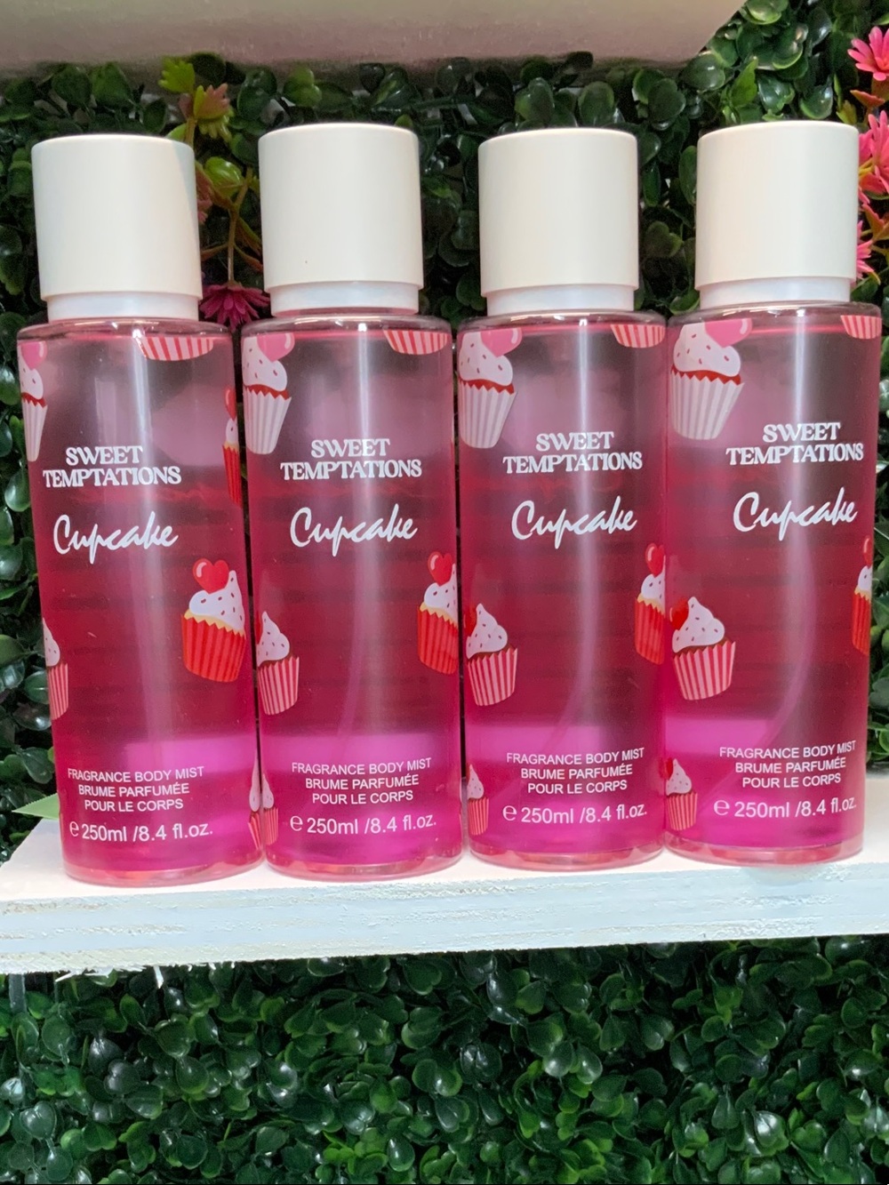 Sweet Temptations Cupcake Fragrance Body Mist - Pink